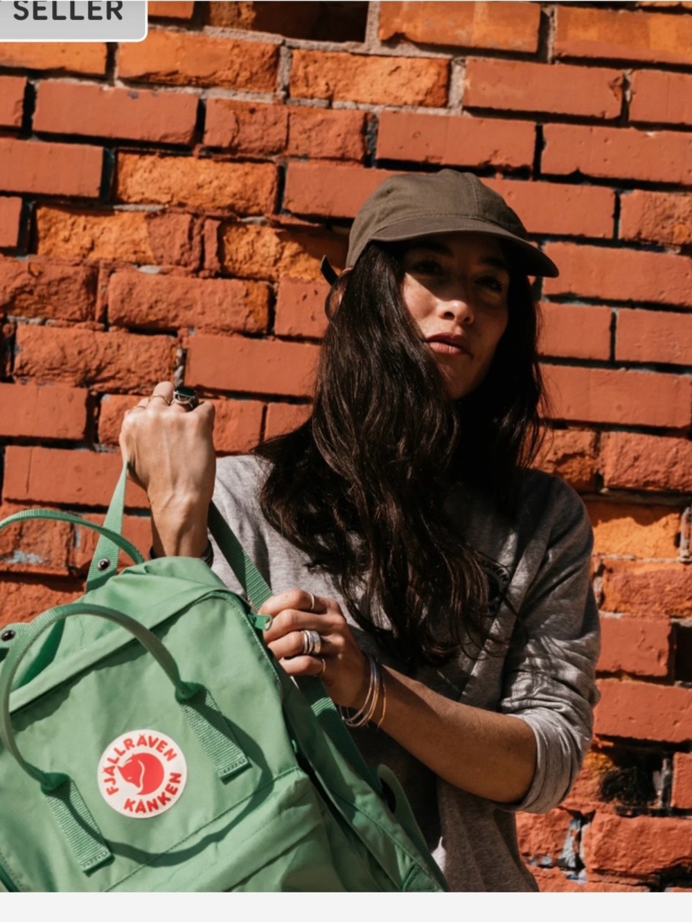 Fjallraven Kanken backpack. Very good condition. Color Graphite/Dark green. - Picture 3 of 16